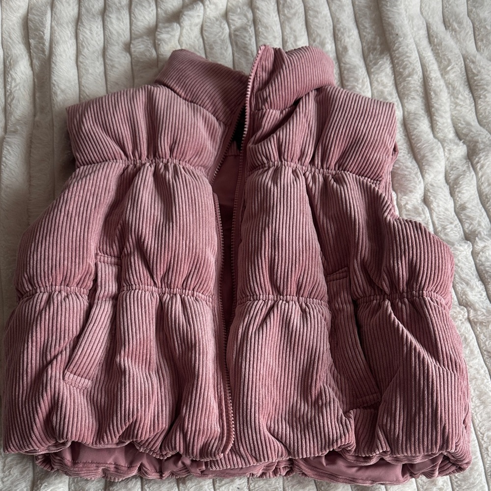 Love Tree Mauve Corduroy Kids Vest